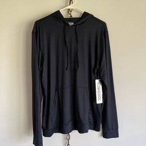 Super comfortable thin hoodie, navy blue. Size M